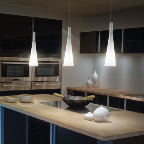 Sospensione Milk Ideal Lux