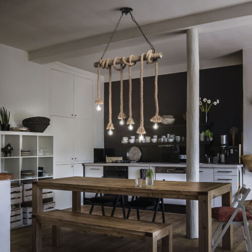 Sospensione Canapa Ideal Lux