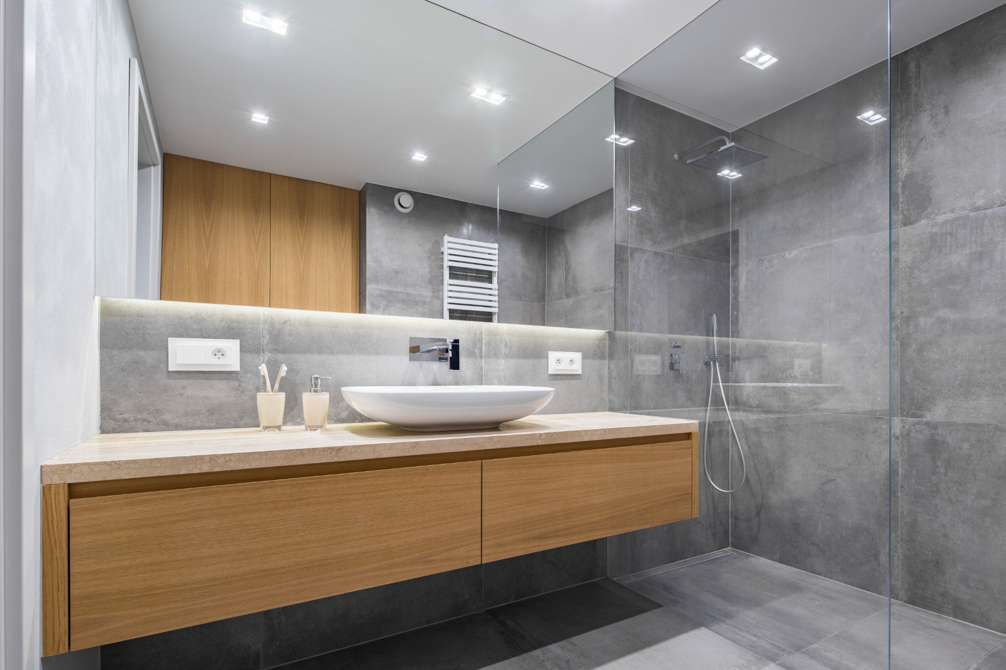 illuminazione bagno copertina